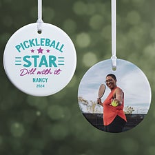 Pickleball Personalized Christmas Ornament  - 46275