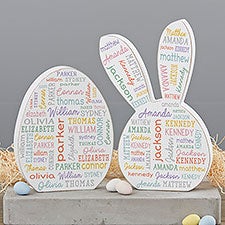 Easter Repeating Name Personalized Shelf Decorations - 46363
