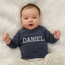 Classic Comfort Embroidered Baby Sweater  - 46379