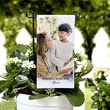 Photo & Message Personalized Mini Garden Flag  - 46427