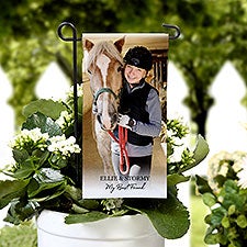 Pet Photo & Message Personalized Mini Garden Flag - 46428