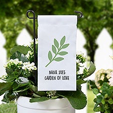 Choose Your Icon Personalized Mini Garden Flag - 46429