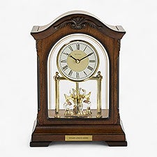 Personalized Logo Bulova Durant Crystal Pendulum Clock  - 46451