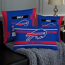 NFL Buffalo Bills Classic Personalized Throw Pillow - 46468