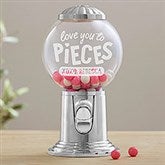 Love You to Pieces Personalized Candy Dispenser - 46538