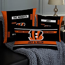 NFL Cincinnati Bengals Classic Personalized Throw Pillow - 46547