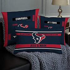 NFL Houston Texans Classic Personalized Throw Pillow - 46549