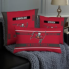 NFL Tampa Bay Buccaneers Classic Personalized Throw Pillow - 46593