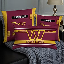 NFL Washington Football Team Classic Personalized Throw Pillow - 46595