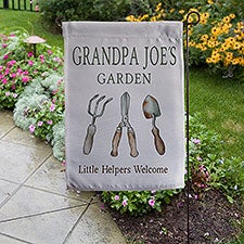 His Garden Personalized Garden Flag - 46623