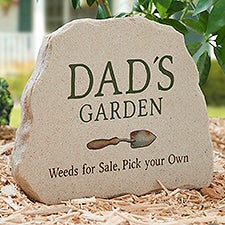 His Garden Personalized Standing Garden Stone - 46624