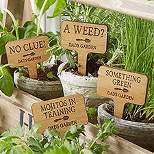 His Garden Personalized Plant Markers  - 46625