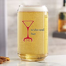 Personalized Logo Printed 16 oz. Beer Can Glass  - 46668