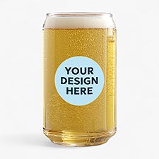 Personalized Logo Printed 16 oz. Beer Can Glass  - 46668