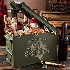 Fly Fishing Personalized Ammo Box - 46681