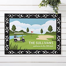 Golf Course  Personalized Golf Doormat - 46684