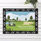 Golf Course Personalized Golf Doormat  - 46684