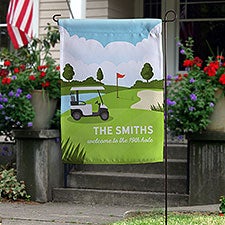 Golf Course Personalized Garden Flag - 46685