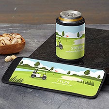Golf Course Personalized Camping Can & Bottle Wrap - 46687