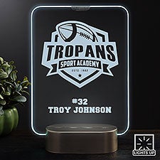 Personalized Light Up LED Glass Keepsake - 46693