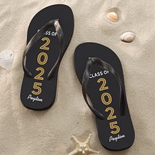 Graduating Class Personalized Adult Flip Flops  - 46702