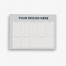 Personalized Logo Weekly Planner 8.5quot;x11quot;  - 46715
