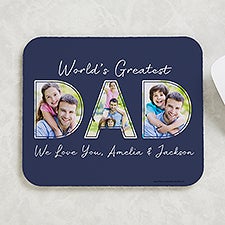 Memories with Dad Personalized Photo Mouse Pad - 46722