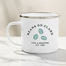 Personal Logo Enamel Mug 18 oz  - 46729