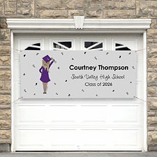 Graduation Girl philoSophies Personalized Graduation Banner  - 46744