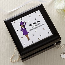 Graduation Girl philoSophies Personalized Jewelry Box  - 46747