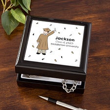 Graduation Guy philoSophies Personalized Jewelry Box  - 46748