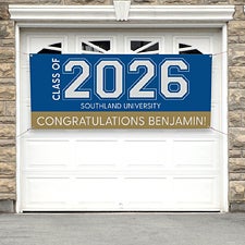 Collegiate Year Personalized Graduation Banner  - 46775