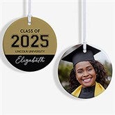 Collegiate Year Personalized Graduation Ornament  - 46790