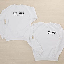 Dad Life Personalized 2-Sided Adult Sweatshirt  - 46836