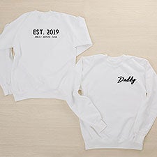 Dad Life Personalized 2-Sided Adult Sweatshirt - 46836