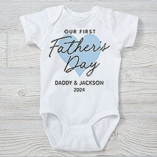 Our First Fathers Day Personalized Baby Clothing  - 46840