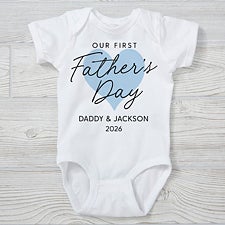 Our First Fathers Day Personalized Baby Clothing  - 46840
