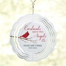 Cardinal Memorial Personalized Wind Spinner  - 46871