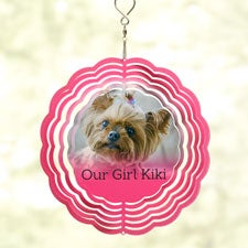Pet Photo Personalized Wind Spinner  - 46878
