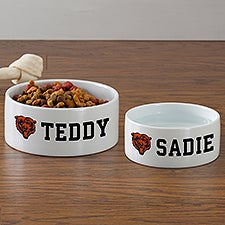 NFL Chicago Bears Personalized Dog Bowls - 46934