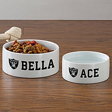 NFL Las Vegas Raiders Personalized Dog Bowls - 46936