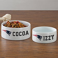 NFL New England Patriots Personalized Dog Bowls - 46941