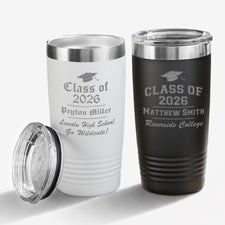 The Graduate Personalized Stainless Steel Tumblers  - 46956