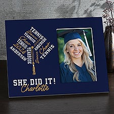 Repeating School Memories Personalized Graduation Picture Frame  - 46967