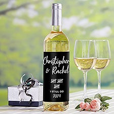 Anniversary Tally Personalized Wine Bottle Label - 46972