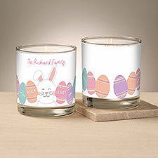 Easter Bunny Love Personalized Glass Candle  - 47007