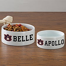 NCAA Auburn Tigers Personalized Dog Bowls - 47035