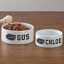 NCAA Florida Gators Personalized Dog Bowls - 47038