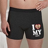 Personalized Photo Boxer Shorts - I Heart My - 47045