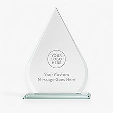 Personalized Logo Tear Drop Award - Medium  - 47050